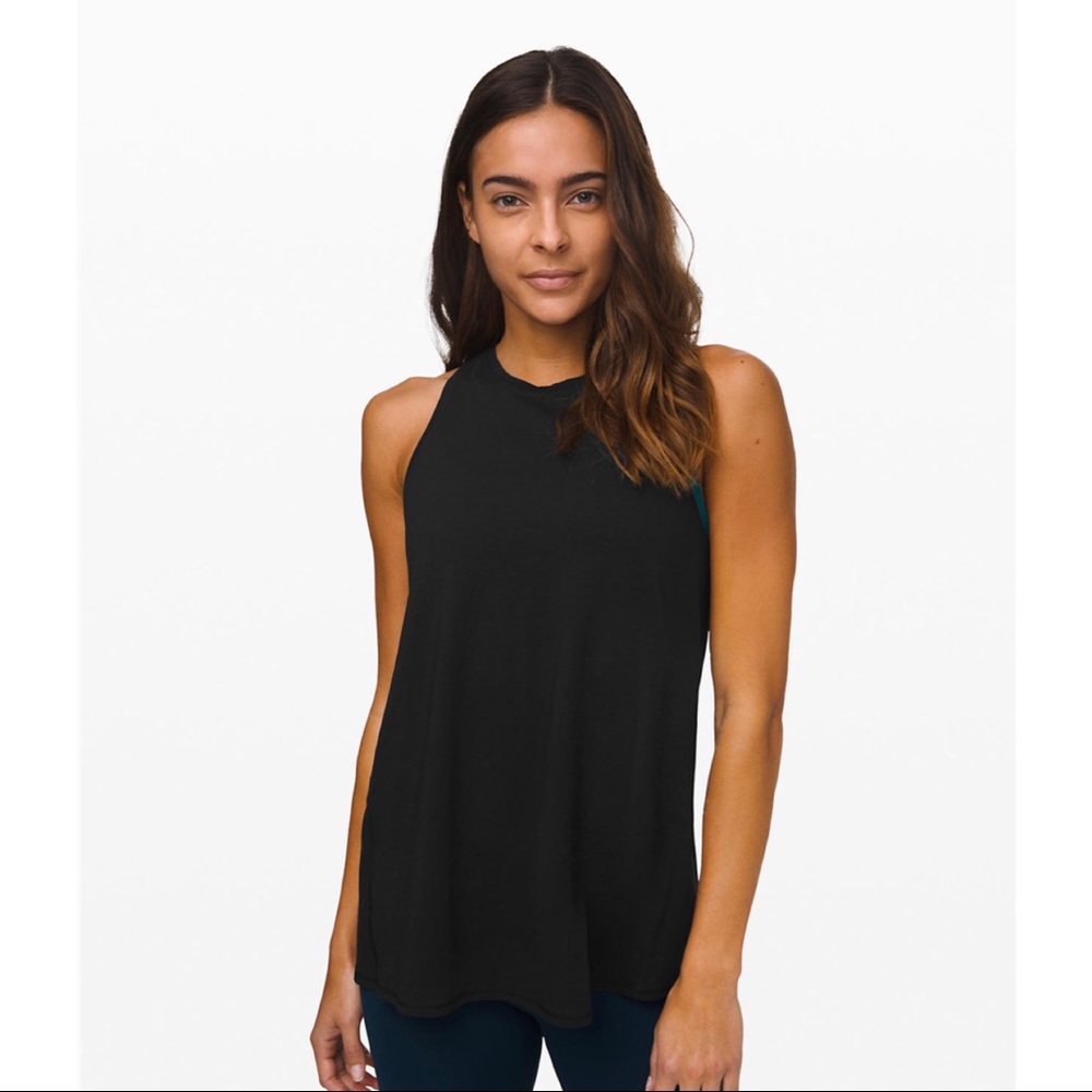 lululemon athletica Black Tank Top